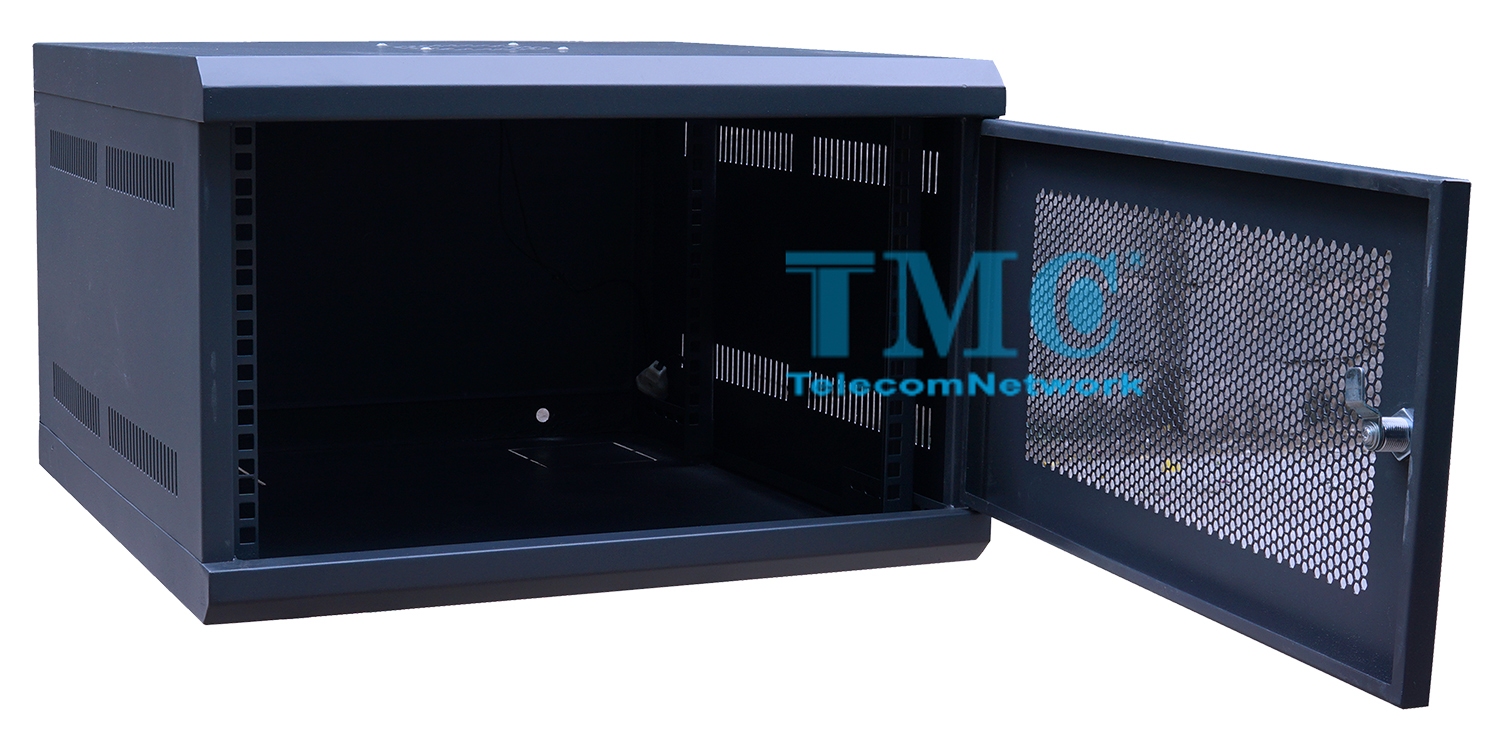 Tủ Rack treo tường 19” 6U TMC Rack 6U-D600